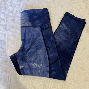 ZYIA Blue Cloud Leggings Workout